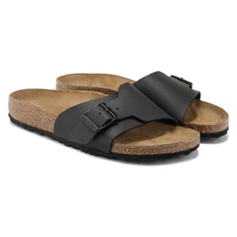 Birkenstock: Чёрные сандалии 