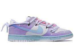 Nike: Фиолетовые кроссовки  Dunk