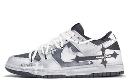 Nike: Серебристые кроссовки  Dunk