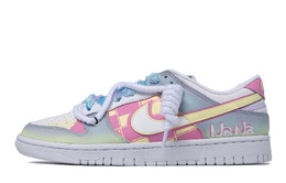 Nike: Фиолетовые кроссовки  Dunk