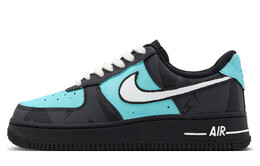 Nike: Синие кроссовки  Air Force 1