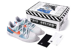 Nike: Голубые кроссовки  Air Force 1