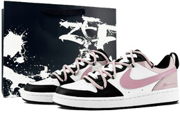 Nike: Чёрные кроссовки  Court