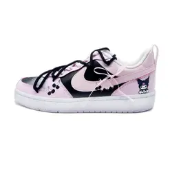 Nike: Чёрные кроссовки  Court