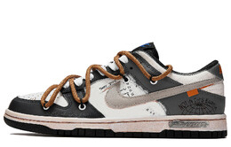 Nike: Оранжевые кроссовки  Dunk