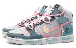 Nike: Розовые кроссовки  Dunk High