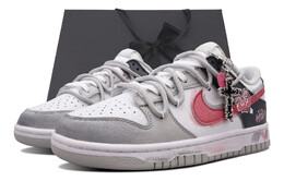 Nike: Серые кроссовки  Dunk