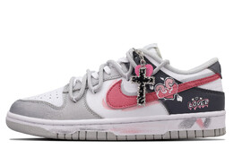 Nike: Серые кроссовки  Dunk