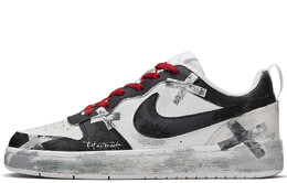 Nike: Чёрные кроссовки  Court