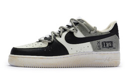 Nike: Чёрные кроссовки  Air Force 1
