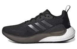 Adidas: Чёрные кроссовки 