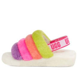 UGG: Белые сандалии  Fluff Yeah Slide