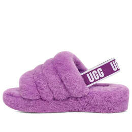 UGG: Фиолетовые сандалии  Fluff Yeah Slide