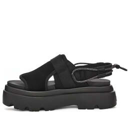 UGG: Чёрные сандалии 