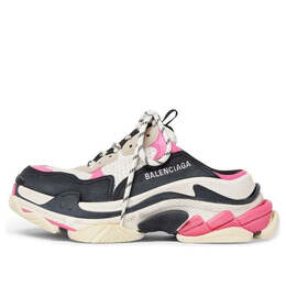 Balenciaga: Белые сабо  Triple S