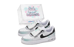 Nike: Зелёные кроссовки  Air Force 1