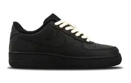 Nike: Чёрные кроссовки  Air Force 1