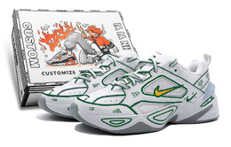 Nike: Белые кроссовки 