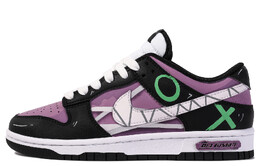 Nike: Фиолетовые кроссовки  Dunk