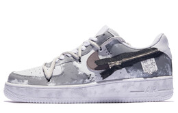 Nike: Чёрные кроссовки  Air Force 1