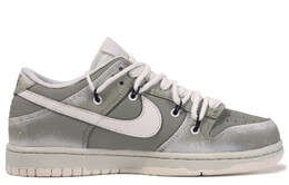 Nike: Зелёные кроссовки  Dunk