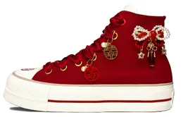 Converse: Красные кроссовки  Chuck Taylor All Star