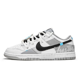 Nike: Серые кроссовки  Dunk
