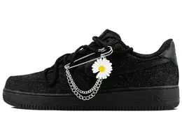 Nike: Чёрные кроссовки  Air Force 1