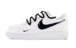 Nike: Чёрные кроссовки  Air Force 1