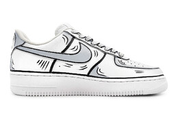 Nike: Белые кроссовки  Air Force 1