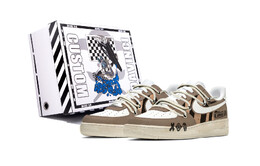 Nike: Коричневые кроссовки  Air Force 1