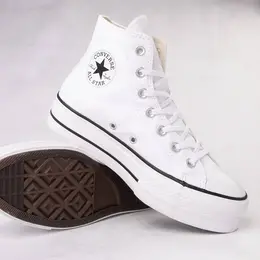 Converse: Белые кроссовки  Chuck Taylor All Star Hi