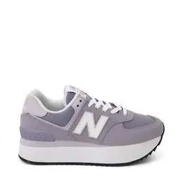 New Balance: Фиолетовые кроссовки  574