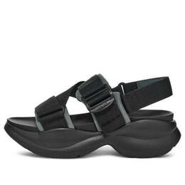 UGG: Чёрные сандалии 