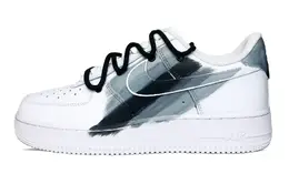 Nike: Чёрные кроссовки  Air Force 1