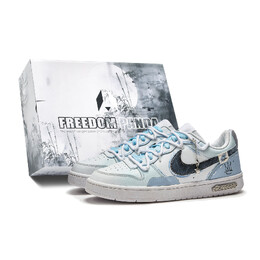 Nike: Голубые кроссовки  Court