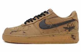 Nike: Коричневые кроссовки  Air Force 1