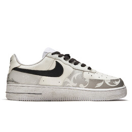 Nike: Серые кроссовки  Air Force 1