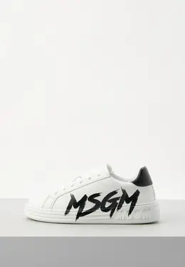 MSGM: Белые кеды 