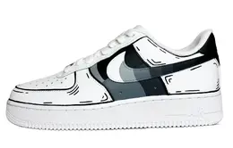 Nike: Чёрные кроссовки  Air Force 1