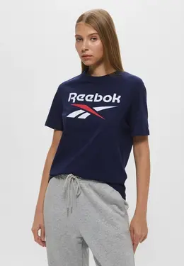 Reebok: Синяя футболка 