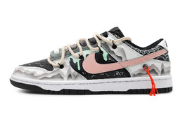 Nike: Серые кроссовки  Dunk