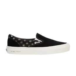 Vans: Чёрные мокасины  Classic Slip On