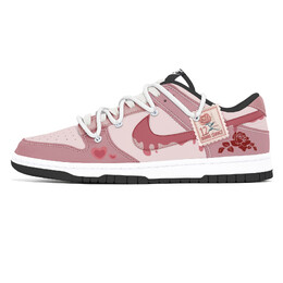 Nike: Розовые кроссовки  Dunk