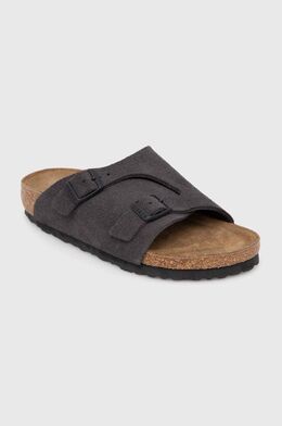 Birkenstock: Серые шлёпанцы 