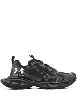 Balenciaga: Чёрные кроссовки 