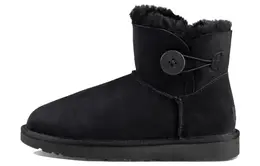 UGG: Чёрные угги  Mini Bailey