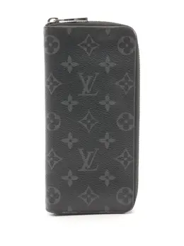 Louis Vuitton Pre-Owned: Чёрный кошелёк 