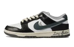 Nike: Чёрные кроссовки  Dunk