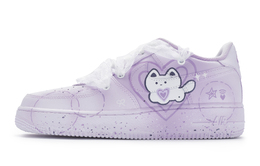 Nike: Фиолетовые кроссовки  Air Force 1